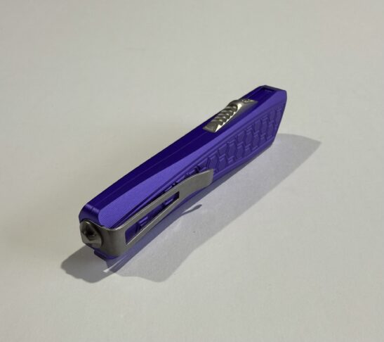 0331 Echo Purple/Stainless HoneyCore Tanto MagnaCut - Image 3