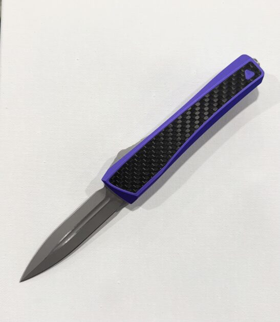 0331 Echo Purple/Stainless Carbon Fiber Inlay D\E MagnaCut