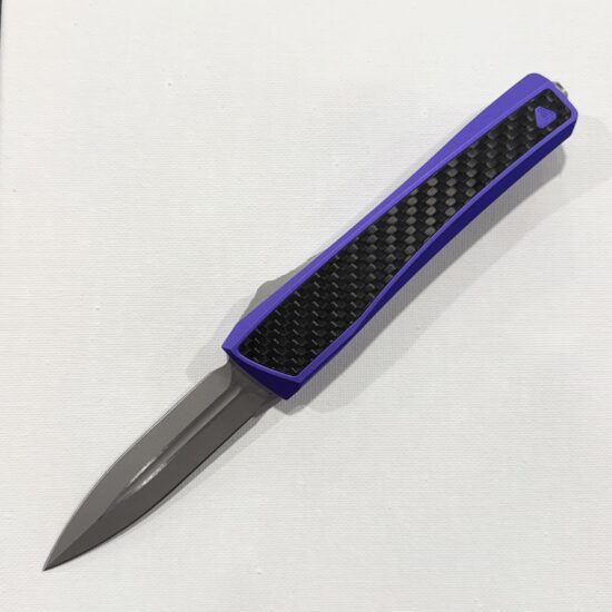 0331 Echo Purple/Stainless Carbon Fiber Inlay D\E MagnaCut
