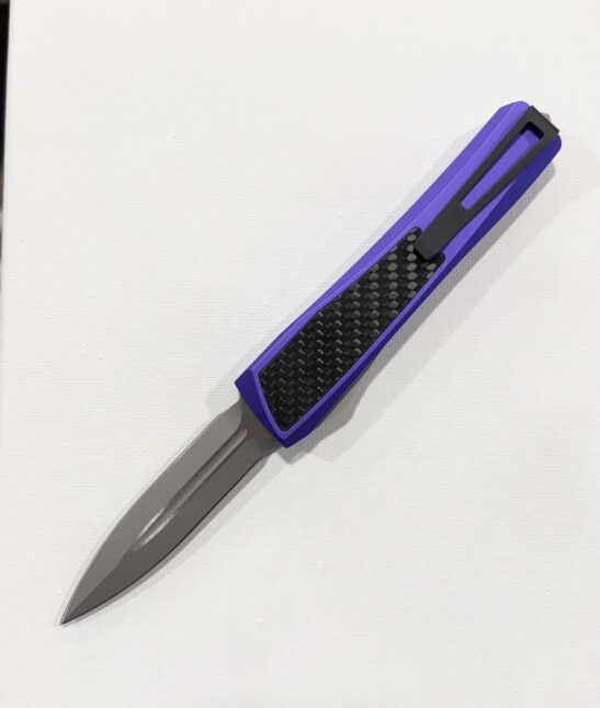 0331 Echo Purple/Stainless Carbon Fiber Inlay D\E MagnaCut - Image 2