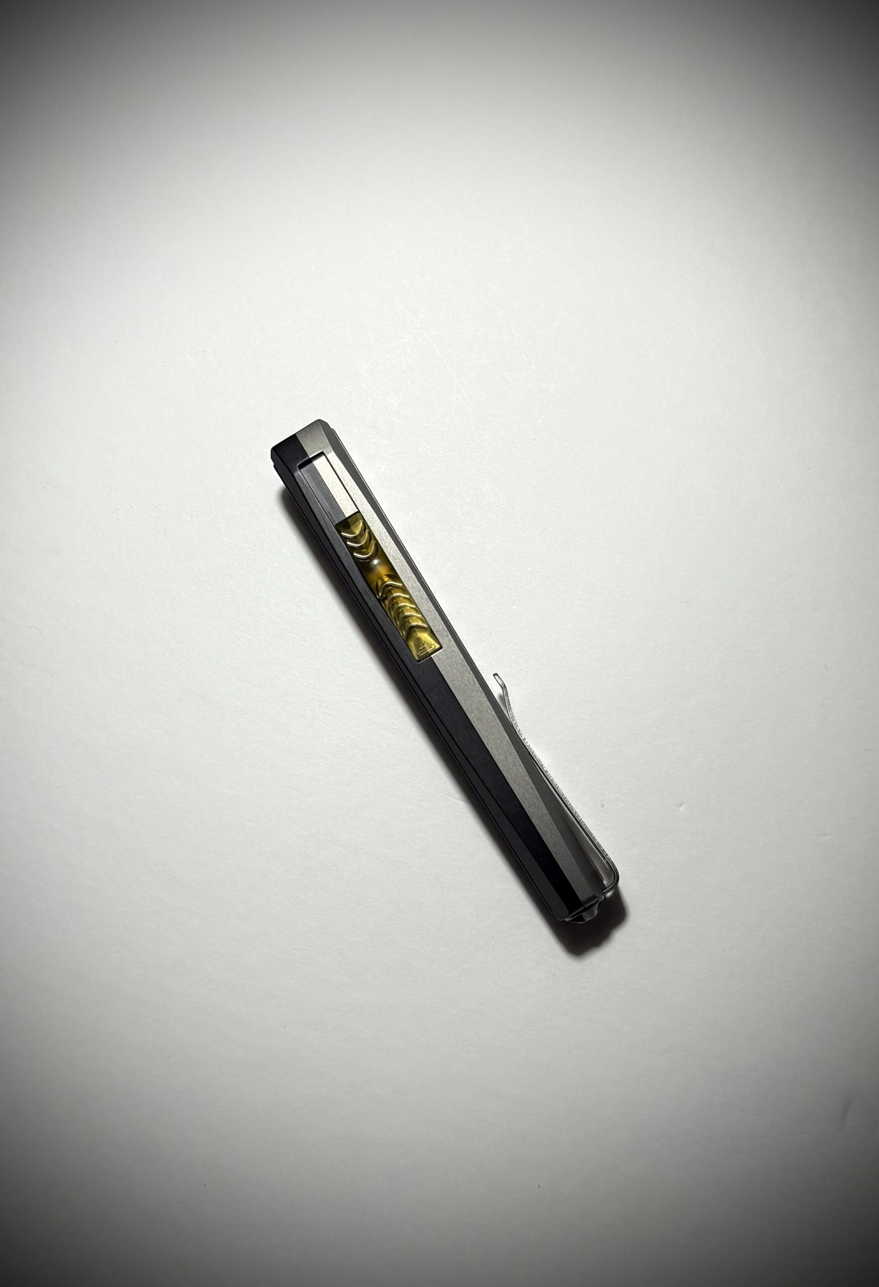 0331 Echo Black/Natural Split/ ULTEM/Stainless HoneyCore DE Tanto MagnaCut - Image 3