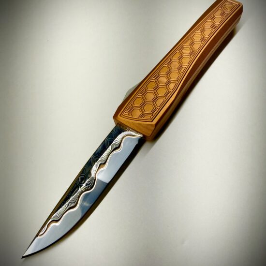 0331 Echo HoneyCore S Copper V Futuron Forge Damascus Mike Irie compound grind