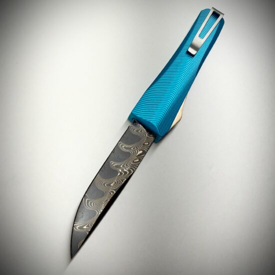 Alternative view of 0331 Pulsar Pacific Blue/Beryllium Baker Forge BronzeMai Mike Irie compound grind