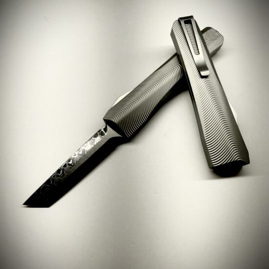 Alternative view of 0331 Pulsar Natural/Stainless Mike Norris Sidewinder Double Edge Tanto