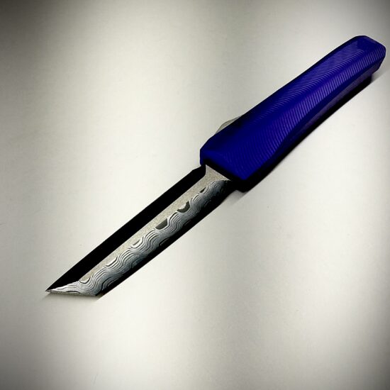 Alternative view of 0331 Pulsar Purple/Stainless Baker Forge Zeus Double Edge Tanto