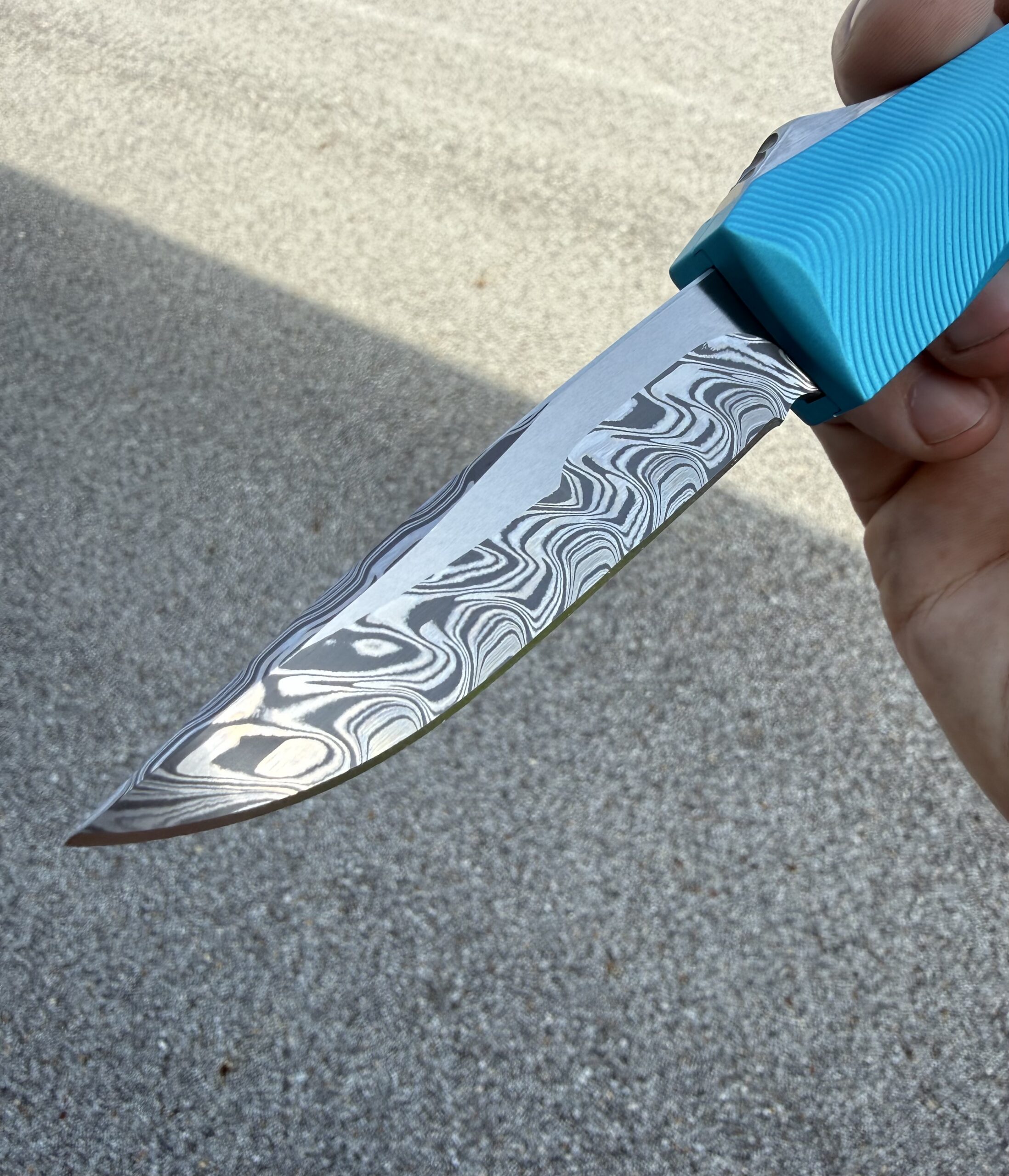 0331 Pulsar Pacific Blue/Stainless Baker Forge Matirx Mike Irie compound grind