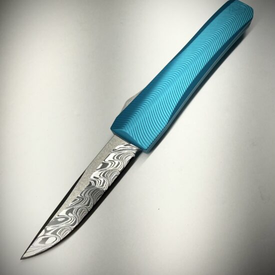 Alternative view of 0331 Pulsar Pacific Blue/Stainless Baker Forge Matirx Mike Irie compound grind